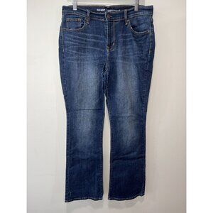 Old Navy Curvy/Profile Mid-Rise Dark Wash‎ Denim Jeans, Size 10 short
